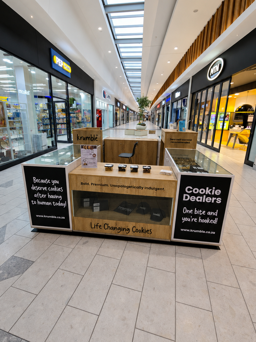Krumble Kiosk Table Bay Mall